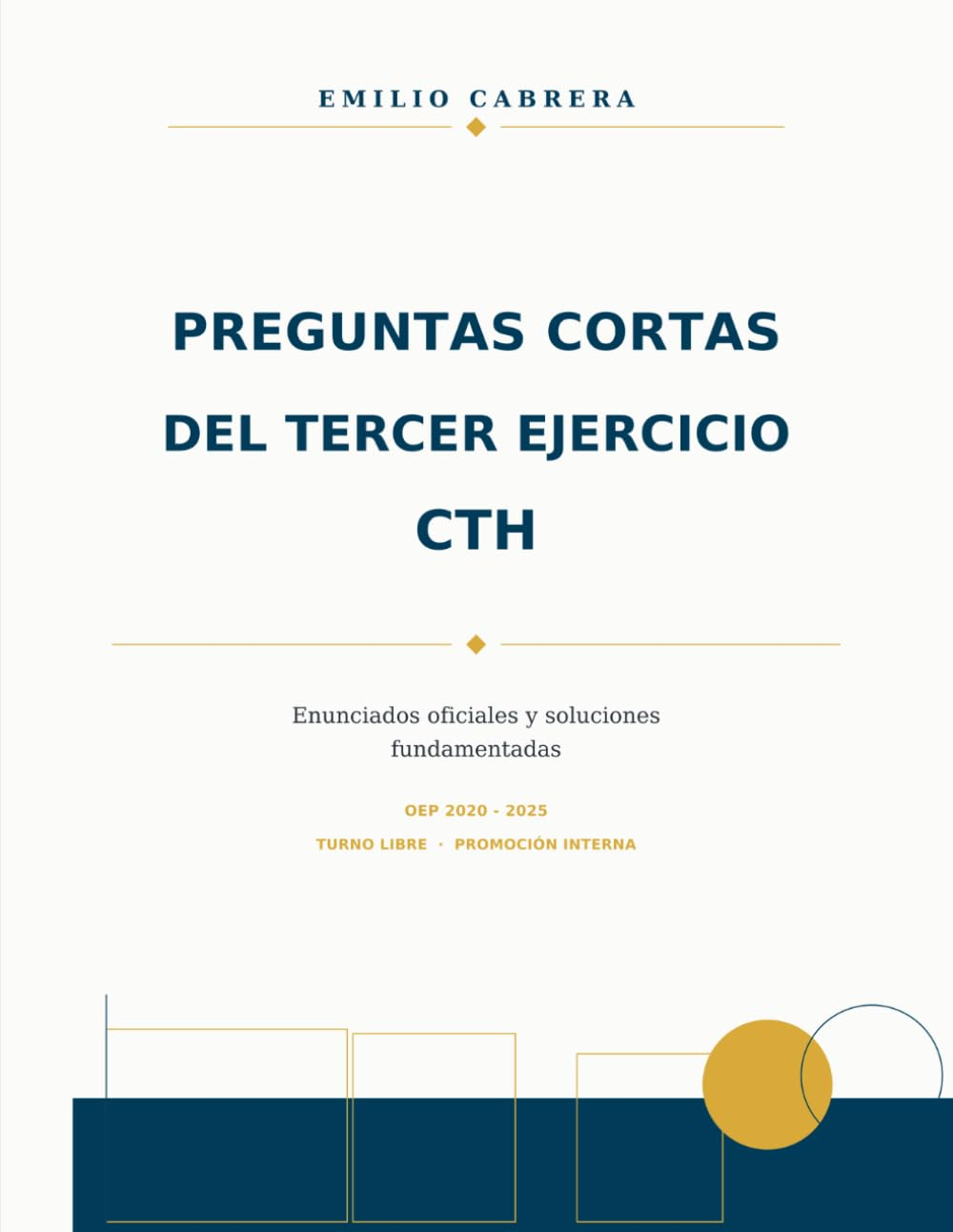 Portada de Preguntas cortas del tercer ejercicio CTH